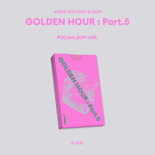 PRE-ORDER ATEEZ 14th Mini Album GOLDEN HOUR : Part.5 (POCAALBUM Version)
