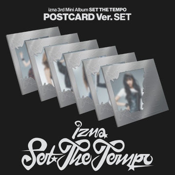 Pre-Order izna 3rd Mini Album SET THE TEMPO POSTCARD Version Random