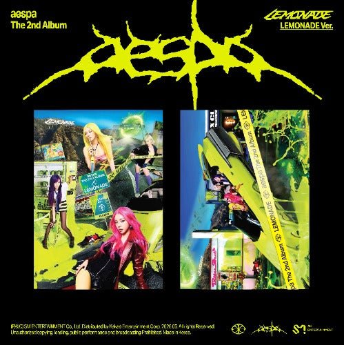 PRE - ORDER AESPA 2nd Full Album LEMONADE (Lemonade Version) Random – album ( / / ) | HobiEgo K - pop Shop