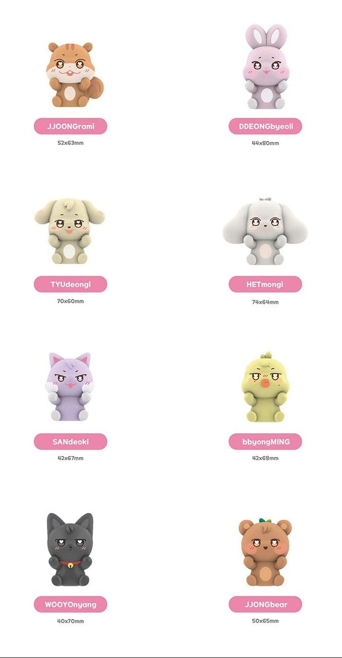 PRE - ORDER ATEEZ MD ANITEEZ IN COLOR - ANITEEZ IN LOVE FIGURE – merch (HONGJOONG x JJOONGrami / / ) | HobiEgo K - pop Shop