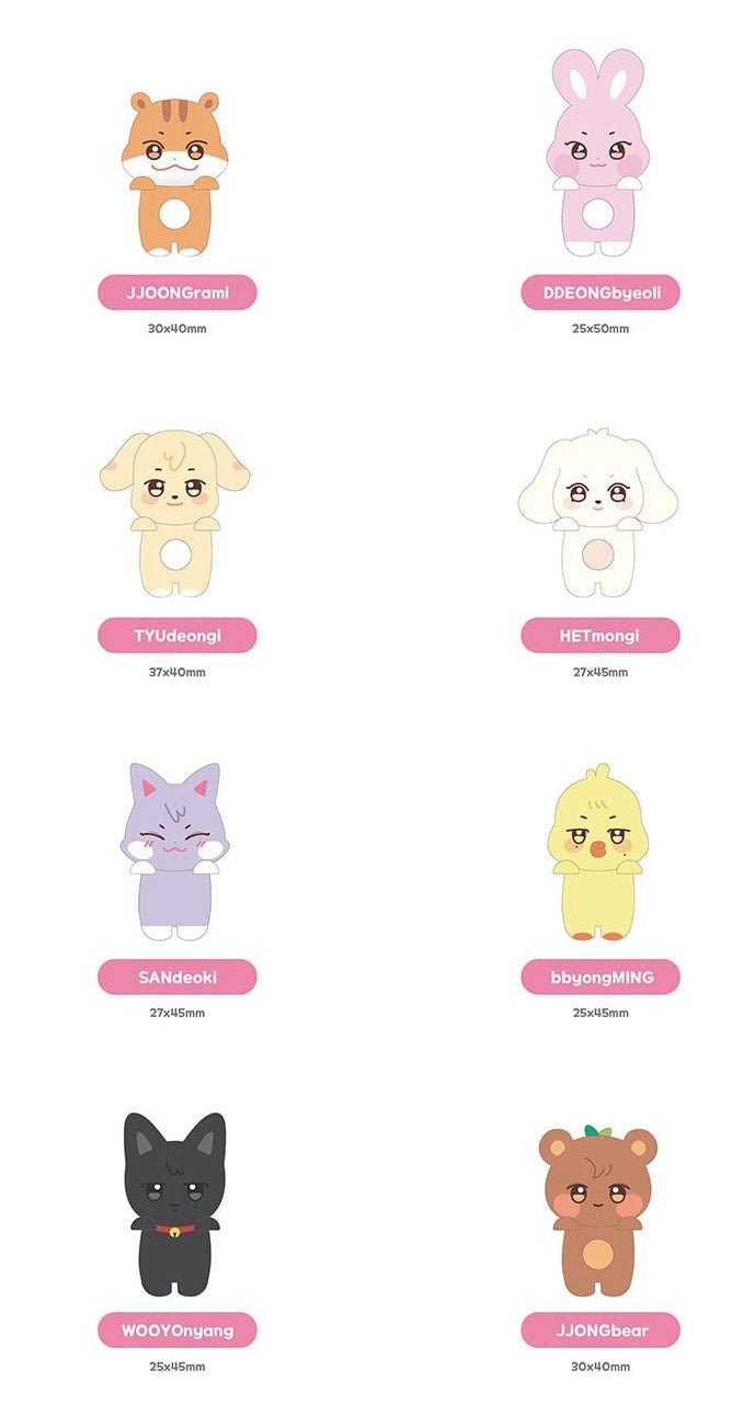 PRE - ORDER ATEEZ MD ANITEEZ IN COLOR - MINI DECO FIGURE – merch (HONGJOONG x JJOONGrami / / ) | HobiEgo K - pop Shop