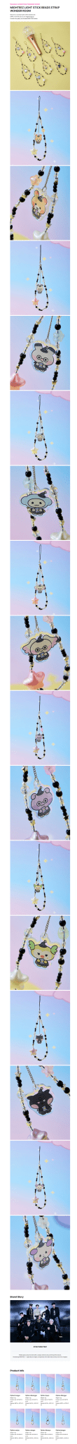 PRE - ORDER ATEEZ MIGHTEEZ Wonder Room Pop Up LIGHT STICK STRAP – merch (HONGYO - Hongjoong / / ) | HobiEgo K - pop Shop