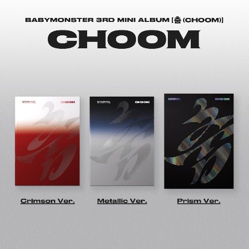 PRE - ORDER BABYMONSTER 3rd Mini Album CHOOM – album (Crimson / / ) | HobiEgo K - pop Shop