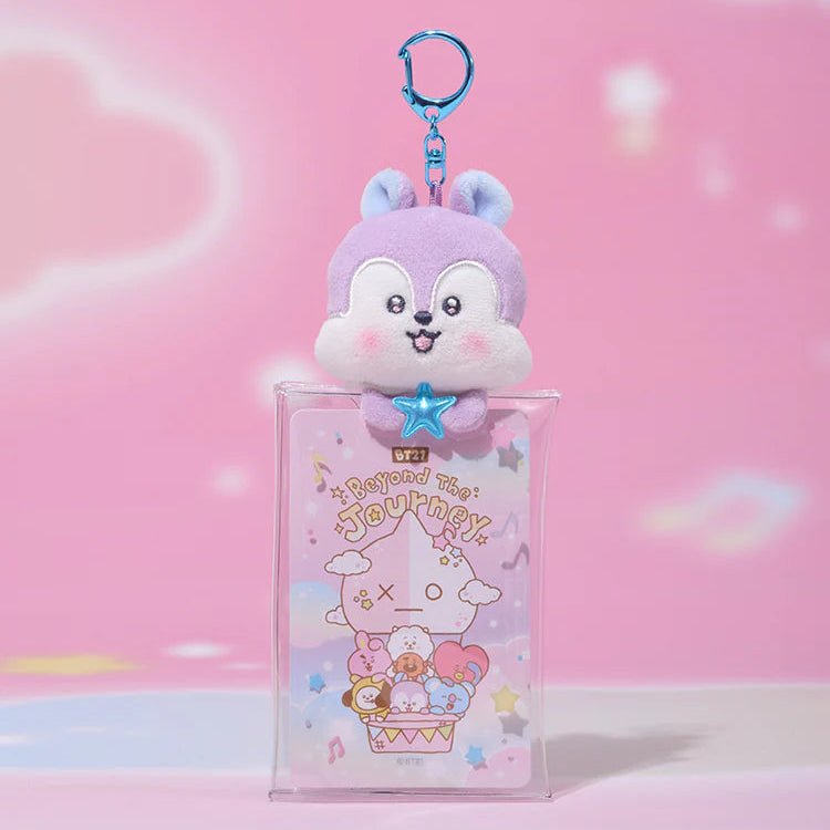 PRE - ORDER BT21 Beyond The Journey Clear Plush Pouch Keyring – merch (J - Hope = Mang / / ) | HobiEgo K - pop Shop