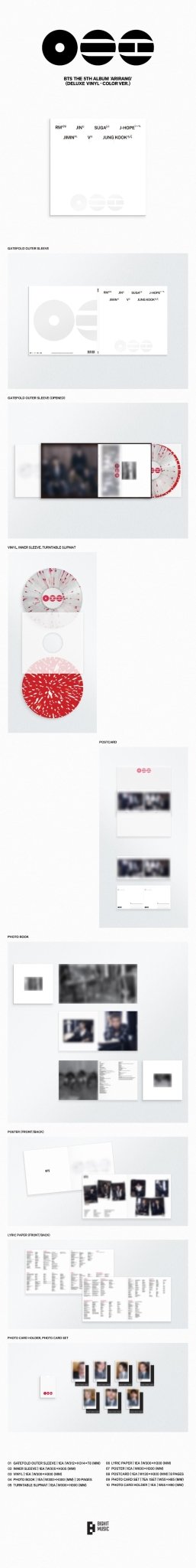 PRE - ORDER BTS 5th Full Album ARIRANG (Deluxe Vinyl) (Random) – album ( / / ) | HobiEgo K - pop Shop