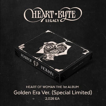 PRE - ORDER HEART OF WOMAN 1st Album Heart Byte : LEGACY (Golden Era Special Limited) – album ( / / ) | HobiEgo K - pop Shop