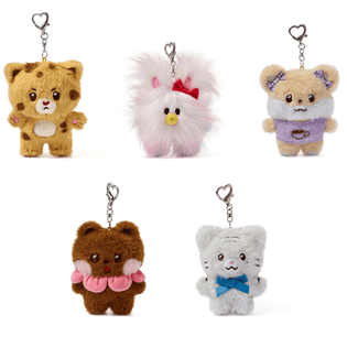 PRE - ORDER ILLIT Plush Keyring Random – merch (Yunah - CHEETIE / / ) | HobiEgo K - pop Shop