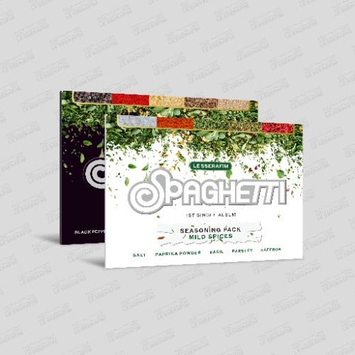 PRE - ORDER LE SSERAFIM 1st Single Album SPAGHETTI (Weverse Albums Version) – album (A / / ) | HobiEgo