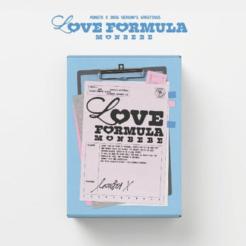 MONSTA X 2026 Season's Greetings LOVE FORMULA MONBEBE – album 8809853201853 ( / / ) | HobiEgo