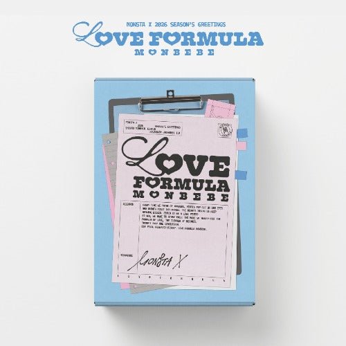 PRE - ORDER MONSTA X 2026 Season's Greetings LOVE FORMULA MONBEBE – album ( / / ) | HobiEgo
