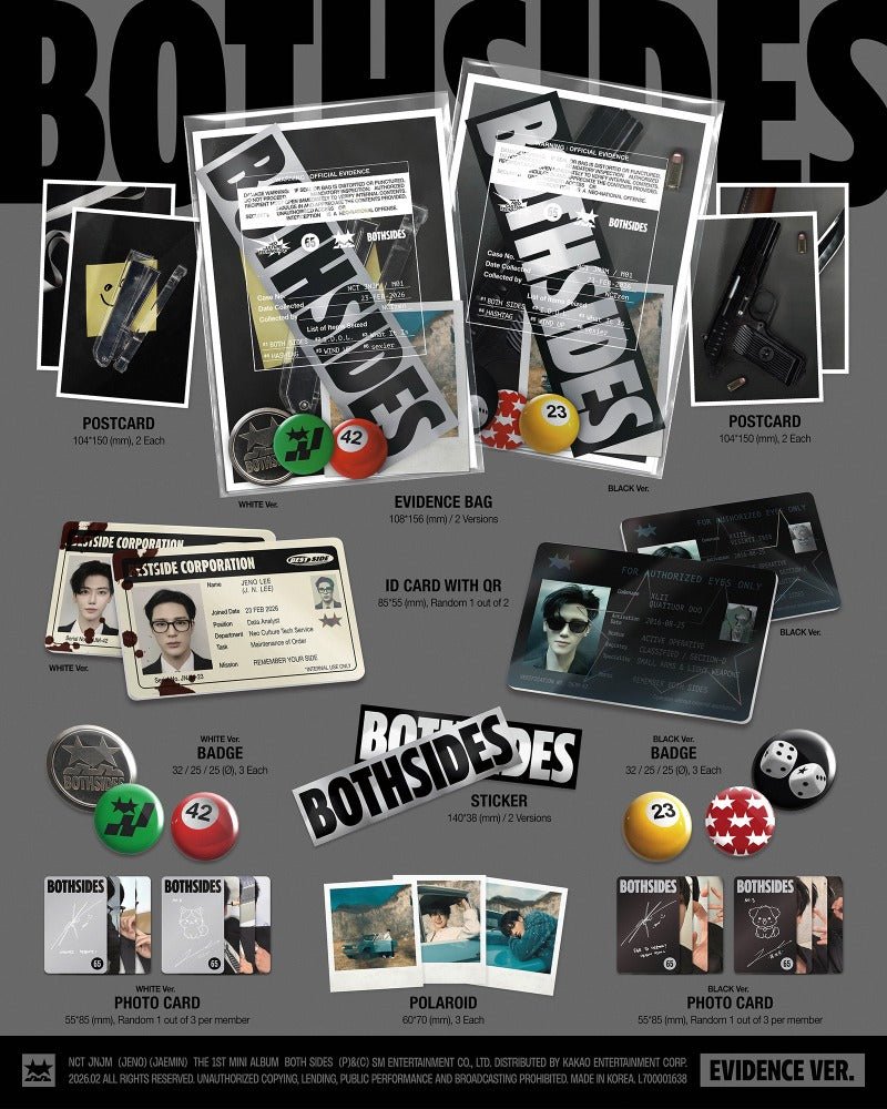 PRE - ORDER NCT JNJM 1st Mini Album BOTH SIDES (Smart Version) Random – album ( / / ) | HobiEgo