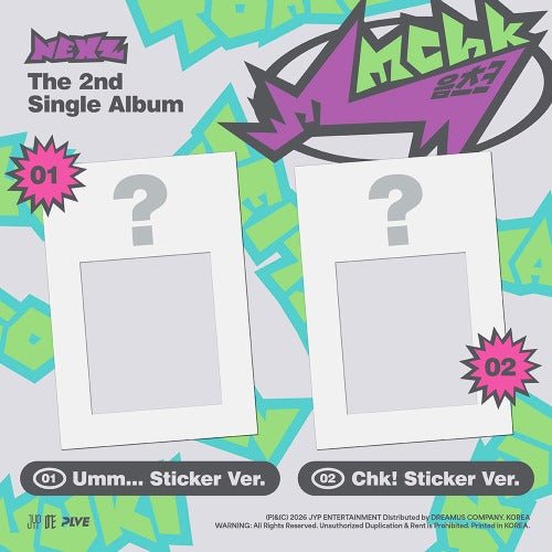 PRE - ORDER NEXZ 2nd Single Album Mmchk – album (Umm...Sticker / / ) | HobiEgo K - pop Shop