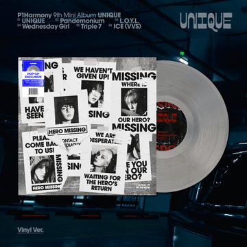 PRE - ORDER P1Harmony 9th Mini Album UNIQUE Vinyl hello82 POP - UP Exclusive – album ( / / ) | HobiEgo