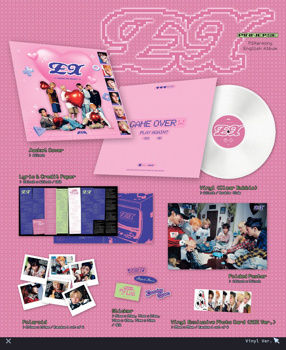 PRE - ORDER P1Harmony English Album EX Vinyl (Signed Edition) – album ( / / ) | HobiEgo