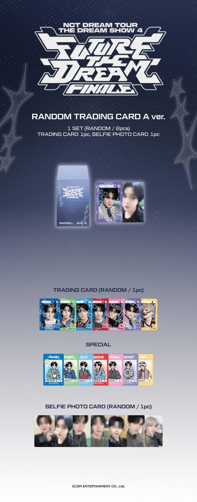 PRE - ORDER Random Trading Card A Version NCT DREAM Tour The DREAM Show 4 Future The Dream Finale MD – merch ( / / ) | HobiEgo K - pop Shop