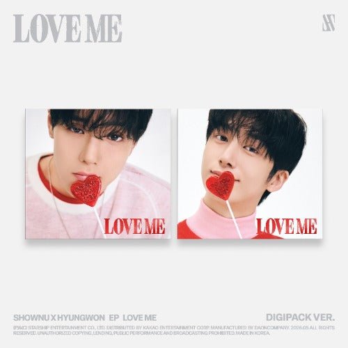 PRE - ORDER SHOWNU X HYUNGWON (MONSTA X) EP LOVE ME (DIGIPACK Version Limited) – album (SHOWNU / / ) | HobiEgo K - pop Shop