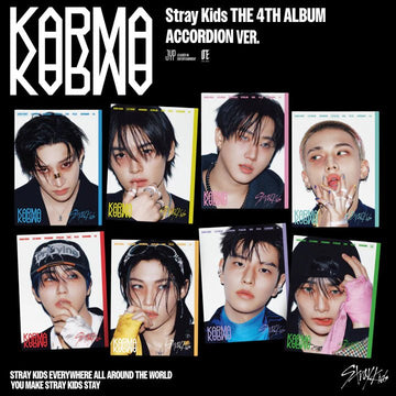 PRE - ORDER STRAY KIDS 4th Album KARMA (Accordion Version) + Aladin POB – album (Bang Chan / / ) | HobiEgo