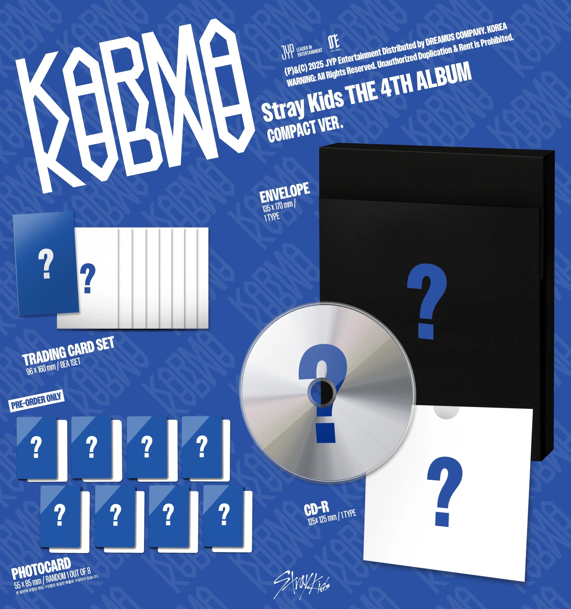 PRE - ORDER STRAY KIDS 4th Album KARMA (Compact Version) + Aladin POB – album ( / / ) | HobiEgo