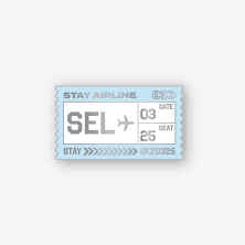 PRE - ORDER STRAY KIDS SKZOO Everywhere All Around The World - METAL BADGE SEOUL Version – merch ( / / ) | HobiEgo K - pop Shop