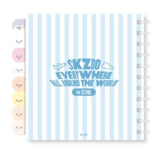 PRE - ORDER STRAY KIDS SKZOO Everywhere All Around The World - SKZOO INDEX NOTE SEOUL – merch ( / / ) | HobiEgo K - pop Shop