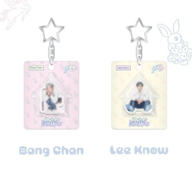 PRE - ORDER Stray Kids STAY in Our Little House - MINI BLOCK KEYRING – merch (Bang Chan / / ) | HobiEgo K - pop Shop