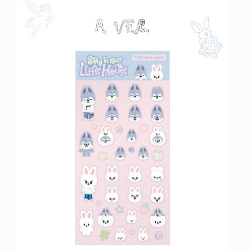 PRE - ORDER Stray Kids STAY in Our Little House - SKZOO 3D STICKER – merch (A / / ) | HobiEgo K - pop Shop