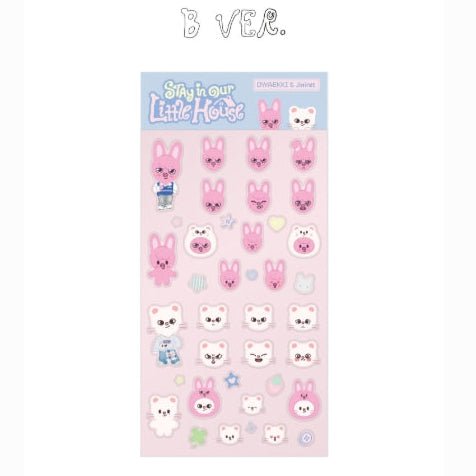 PRE - ORDER Stray Kids STAY in Our Little House - SKZOO 3D STICKER – merch (B / / ) | HobiEgo K - pop Shop