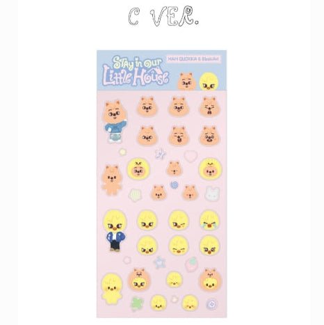 PRE - ORDER Stray Kids STAY in Our Little House - SKZOO 3D STICKER – merch (C / / ) | HobiEgo K - pop Shop