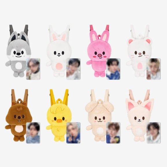 PRE - ORDER Stray Kids STAY in Our Little House - SKZOO Plush Backpack – merch (Wolf Chan / / ) | HobiEgo K - pop Shop