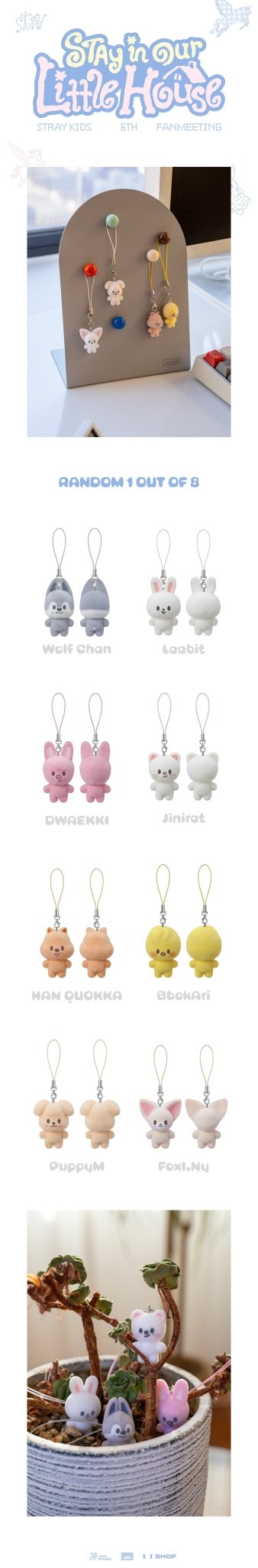 PRE - ORDER Stray Kids STAY in Our Little House - SKZOO SECRET MINI CHARM – merch ( / / ) | HobiEgo K - pop Shop