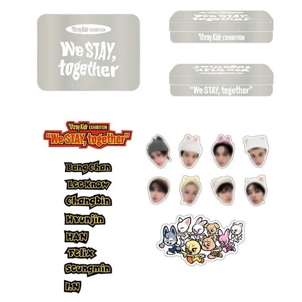 PRE - ORDER STRAY KIDS We Stay, Together Exhibition Canned Flake Seal Set – merch ( / / ) | HobiEgo