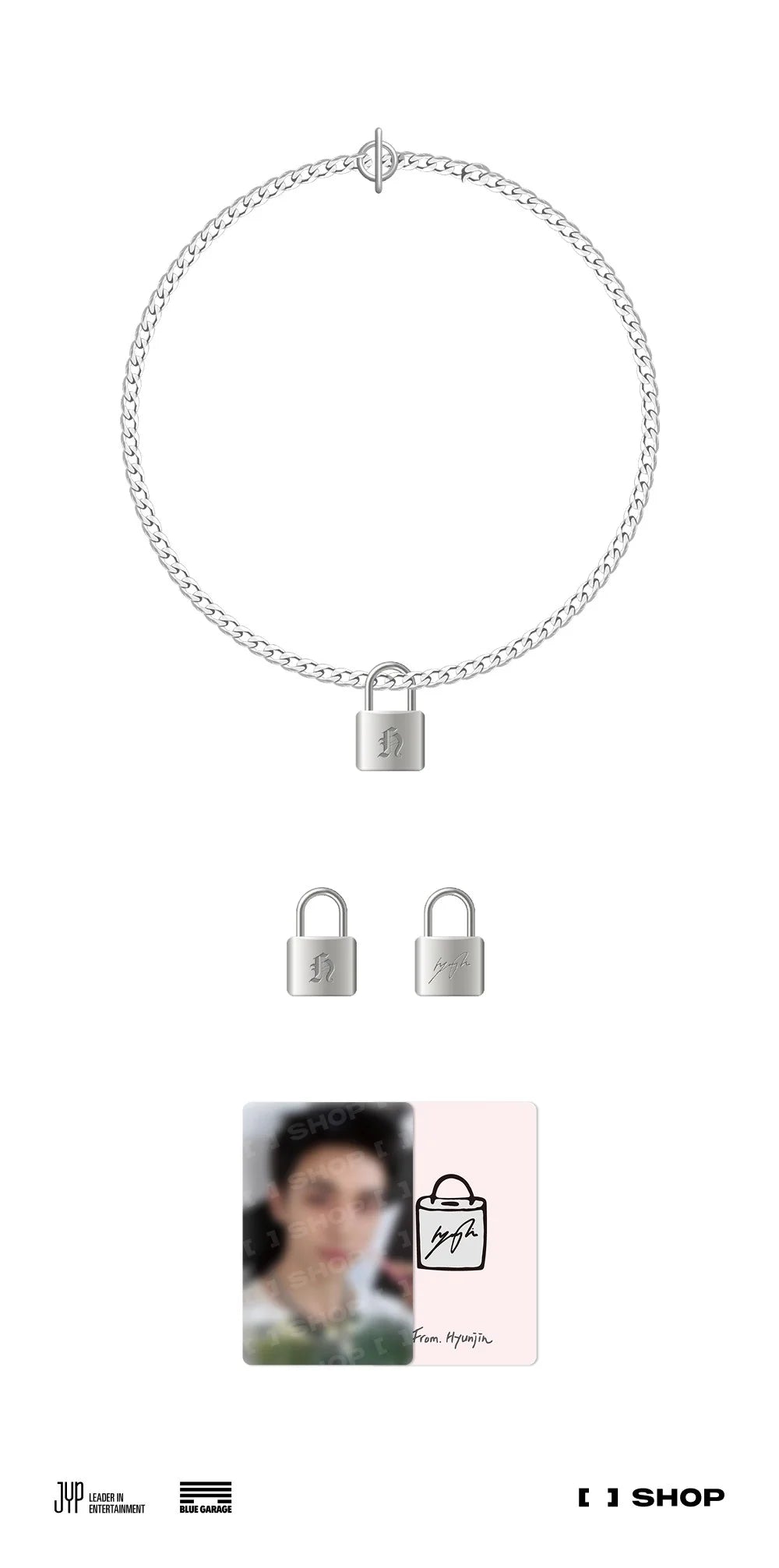 PRE - ORDER Stray Kids World Tour dominATE : celebrATE Pop - Up Store Necklace By Hyunjin – merch ( / / ) | HobiEgo