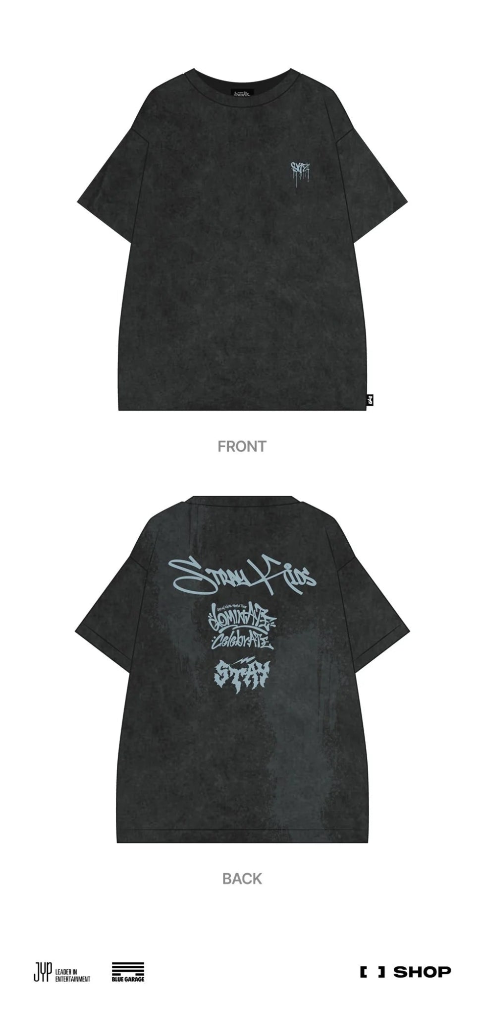 PRE - ORDER Stray Kids World Tour dominATE : celebrATE Pop - Up Store T-Shirt – merch ( / / ) | HobiEgo