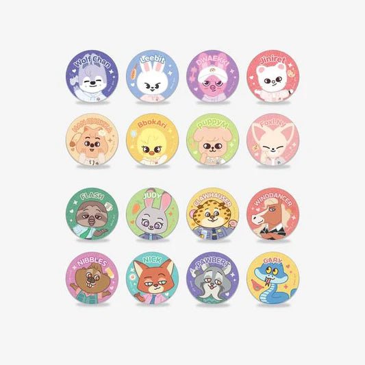 PRE - ORDER STRAY KIDS ZOOTOPIA 2 SKZOO Pop - Up Secret Glitter Can Badge (RANDOM) – merch ( / / ) | HobiEgo