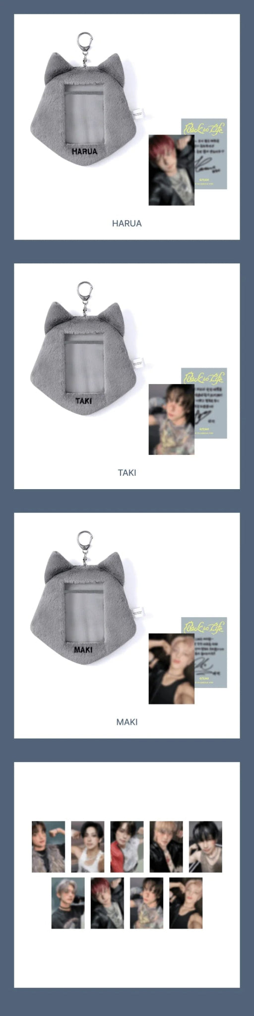 PRE - ORDER &TEAM BACK TO LIFE Official MD Photocard Holder – merch (K / / ) | HobiEgo