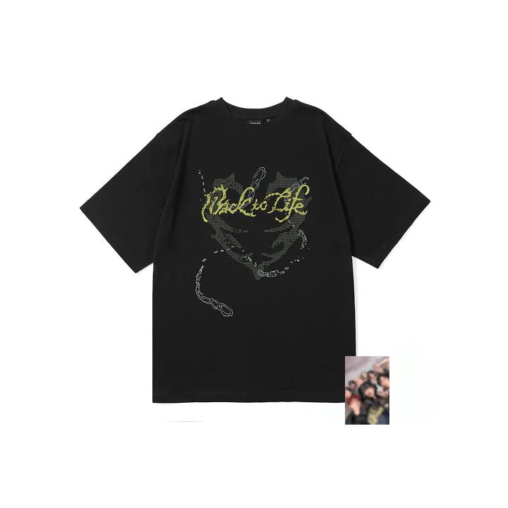 PRE - ORDER &TEAM BACK TO LIFE Official MD T-Shirt Medium – merch ( / / ) | HobiEgo