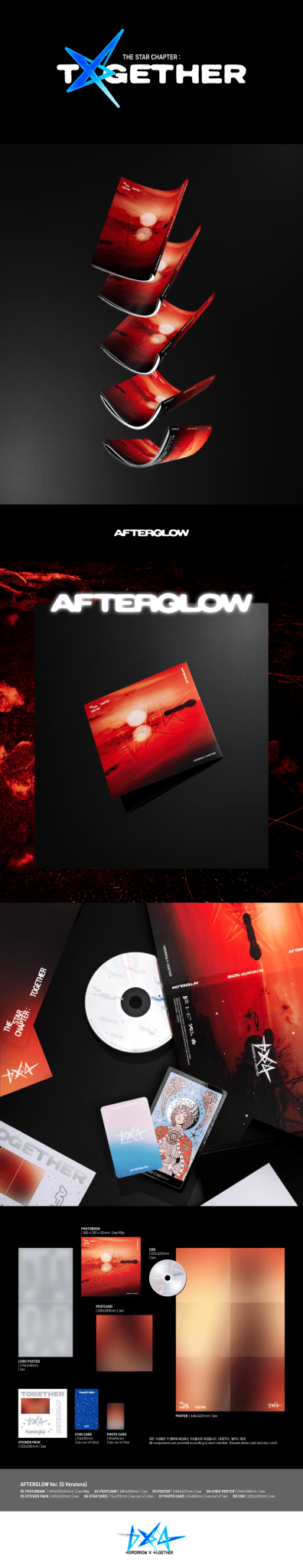 PRE - ORDER TOMORROW X TOGETHER 4th Full Album The Star Chapter : TOGETHER (Afterglow Version) – album ( / / ) | HobiEgo