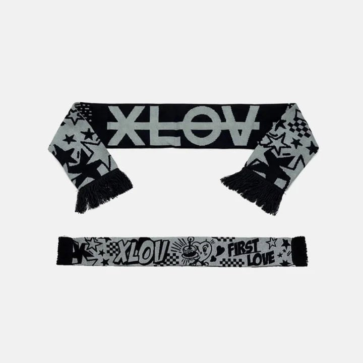 Pre - Order XLOV 1st ANNIVERSARY Fan Concert Official MD Slogan Muffler – merch ( / / ) | HobiEgo