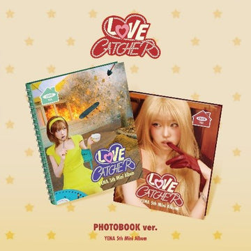 PRE - ORDER YENA 5th Mini Album LOVE CATCHER (PHOTOBOOK Version) – album (Cupid (BLUE) / / ) | HobiEgo K - pop Shop