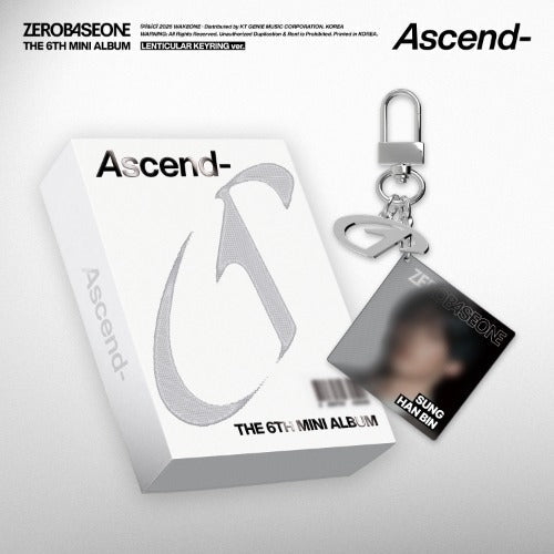 PRE - ORDER ZEROBASEONE 6th Mini Album Ascend - (LENTICULAR KEYRING Version) – album ( / / ) | HobiEgo K - pop Shop