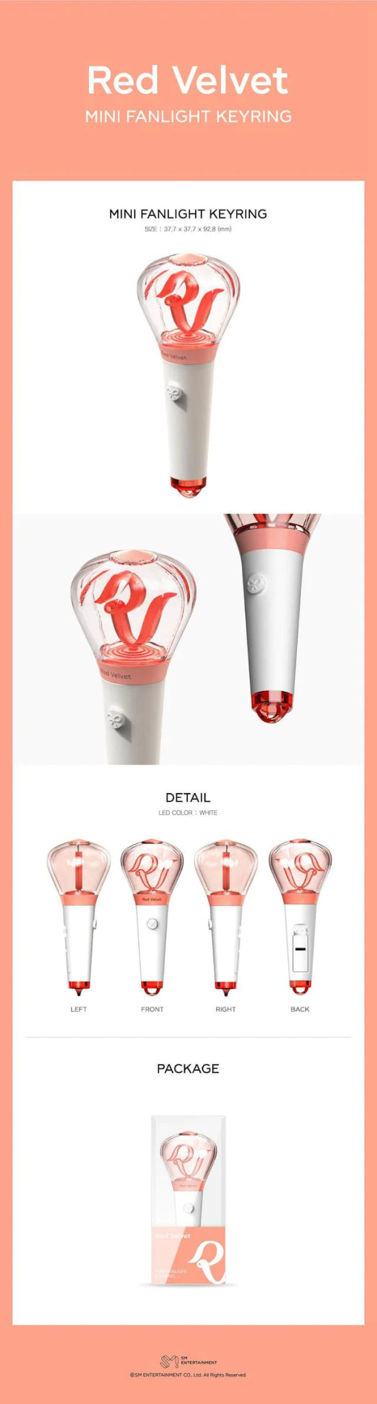Red Velvet Official Lightstick Keyring – Keyring ( / / ) | HobiEgo