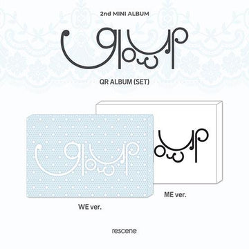 RESCENE 2nd Mini Album Glow up (QR Version) – album 8804775454523 (WE (Blue) / / ) | HobiEgo