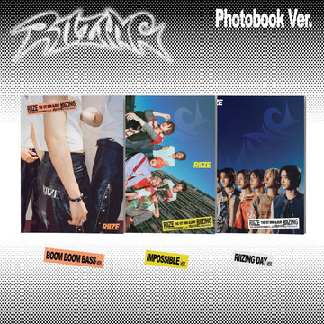 RIIZE 1st Mini Album RIIZING (Photobook Version) – album 8804775370007 (BOOM BOOM BASS (ORANGE) / / ) | HobiEgo