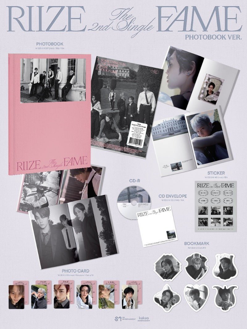 RIIZE 2nd Single Album Fame (Photobook Version) – album 8804775458408 ( / / ) | HobiEgo