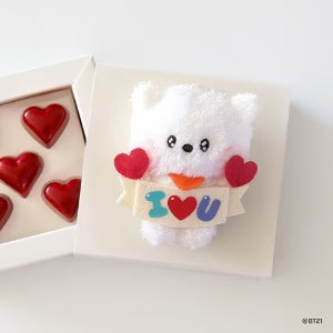 BT21 ILOVEU Minini Plush Keyring