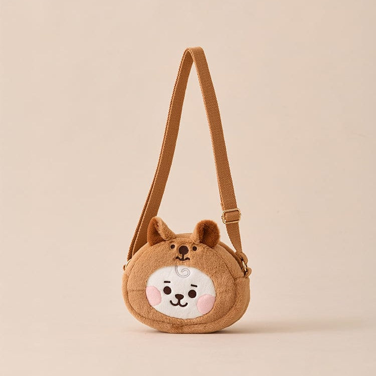BT21 BABY Fluffy Face Doll Crossbody Bag