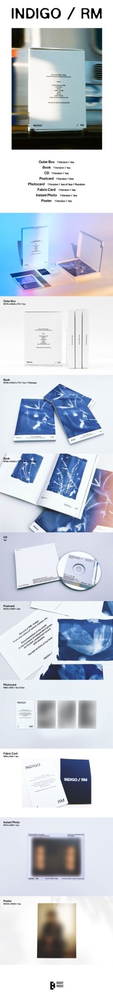 RM (BTS) 1st Album INDIGO Album – album ( / / ) | HobiEgo