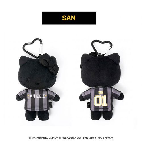 PRE-ORDER ATEEZ X HELLO KITTY' Pop Up Official MD Stuffed Toy Keyring