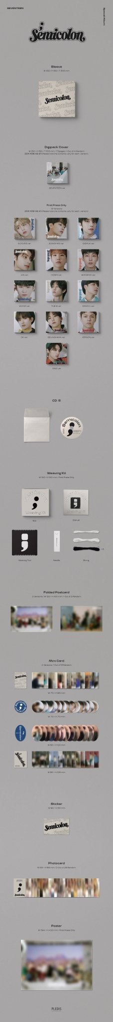SEVENTEEN Special Album Semicolon – album ( / / ) | HobiEgo