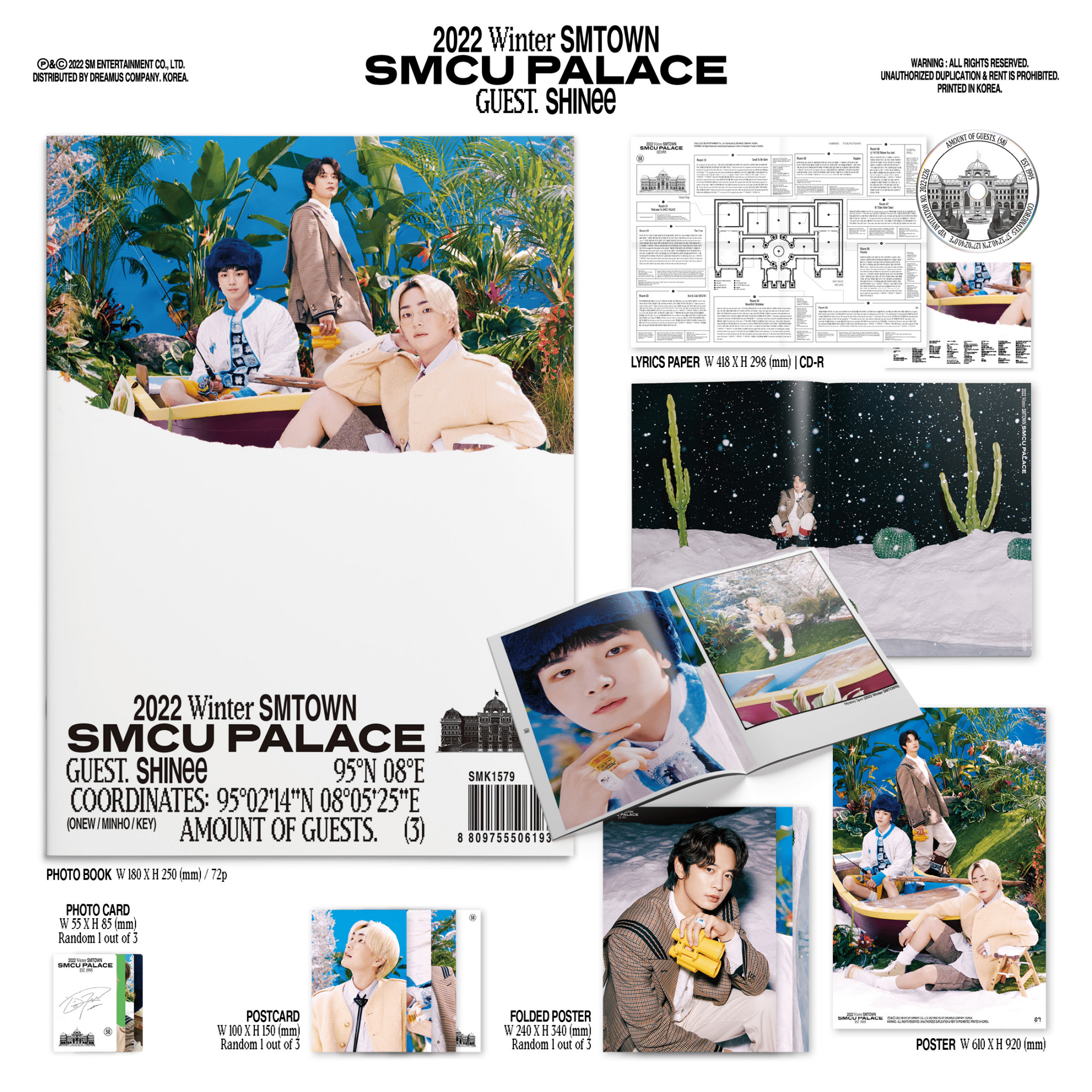 SHINee 2022 Winter SMTOWN : SMCU PALACE (GUEST SHINee) – album ( / / ) | HobiEgo